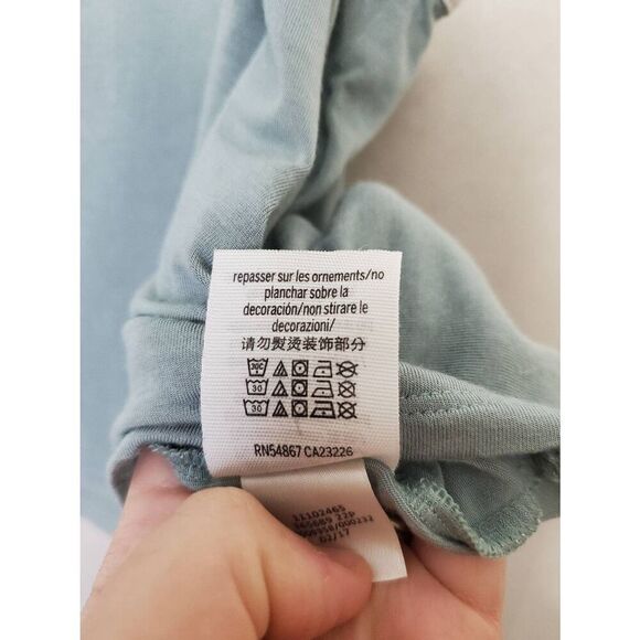 Victoria's Secret PINK Super Soft Sage Green High Neck Semi Crop Tank Top Modal - Picture 5 of 6